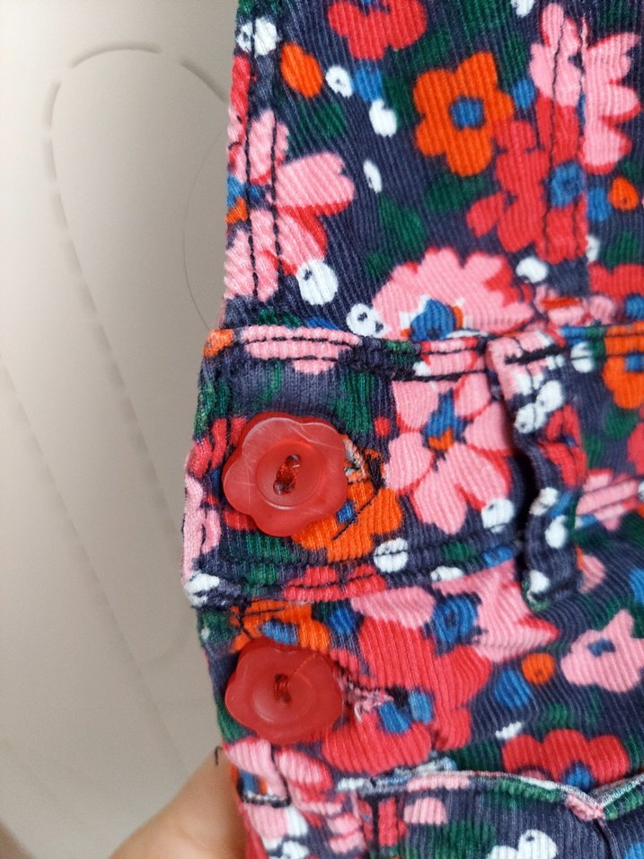 Lc Waikiki 5-6 Yaş Çiçekli Salopet Tulum - Görsel 4