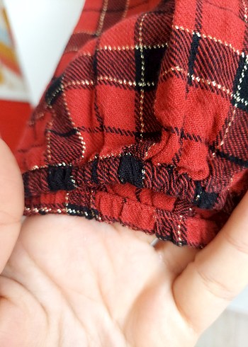 Lc Waikiki 4-5 Yaş Ekoseli Fırfırlı Uzun Kollu Kız Elbise - Görsel 2