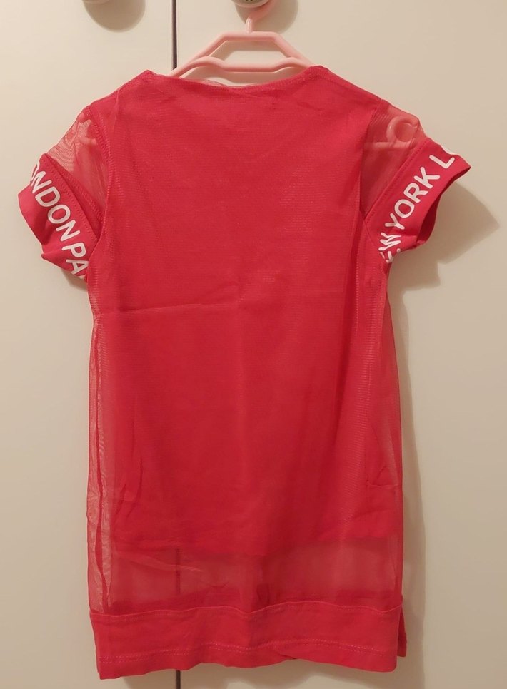 Lc Waikiki 3-4 Yaş Pembe Kız Çocuk Tişört - Görsel 4