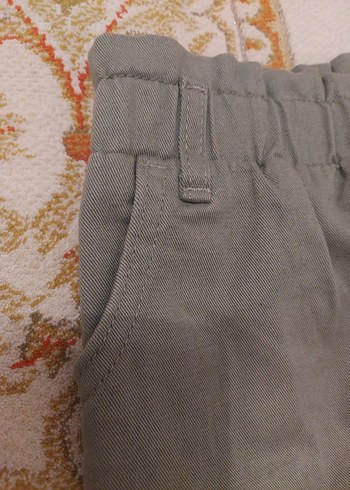 Lc Waikiki 5-6 Yaş  Haki Yeşili Keten Düğmeli Kız Eteği - Görsel 6