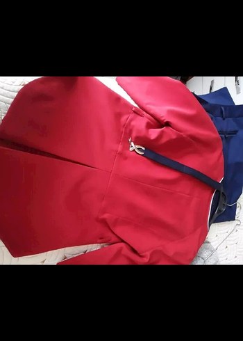 Düğmeli Kırmızı Kadın Mini Ceket 40 beden - Görsel 2