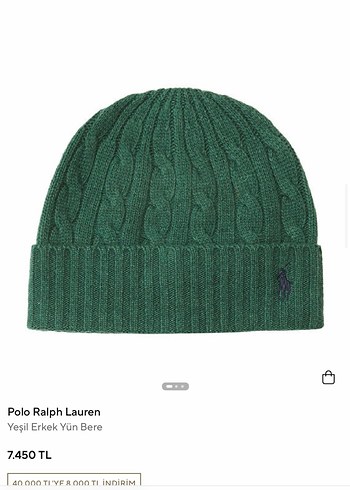 Polo Ralph Lauren Yesil Erkek Bere