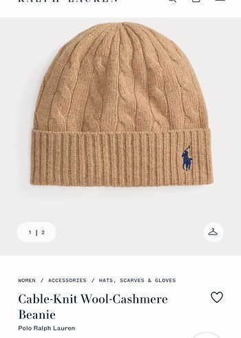 Polo Ralph Lauren Camel Tig İsi Beanie