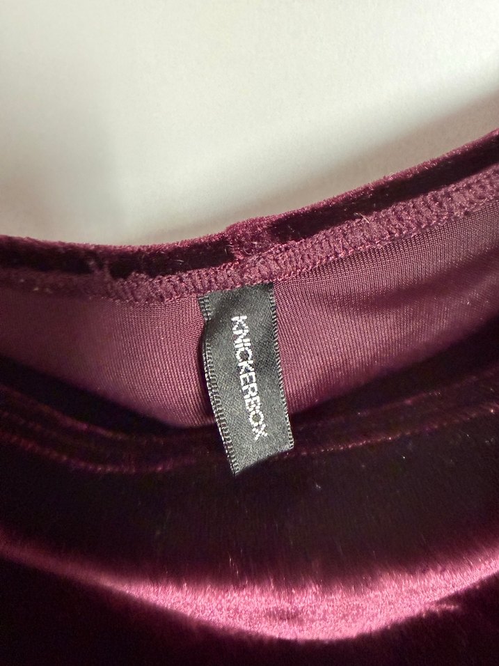 Bordo Midi Hamile Tunik V Yaka - Görsel 3