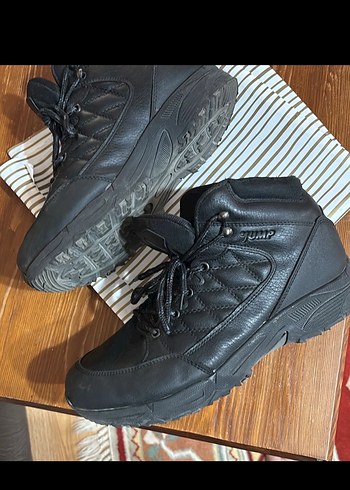 Siyah Bağcıklı Erkek Kauçuk Bot - Görsel 4