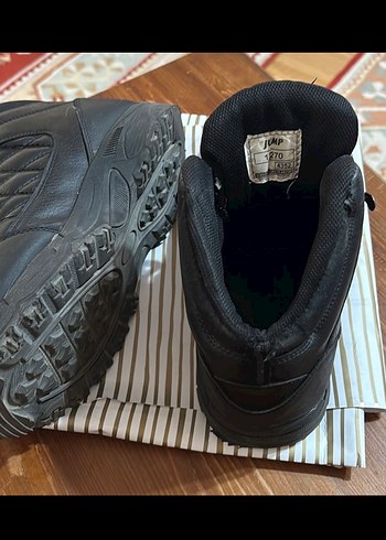 Siyah Bağcıklı Erkek Kauçuk Bot - Görsel 3