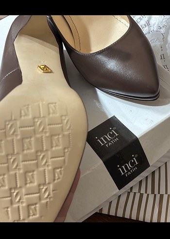 Klasik Kahverengi Deri Stiletto Topuklu Kadın Ayakkabı - Görsel 7