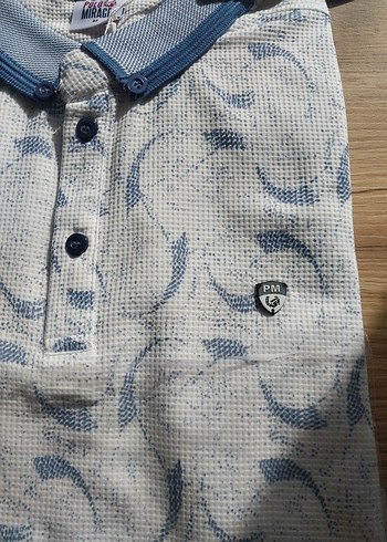 Erkek Desenli Kısa Kollu Polo Tişört - Görsel 3