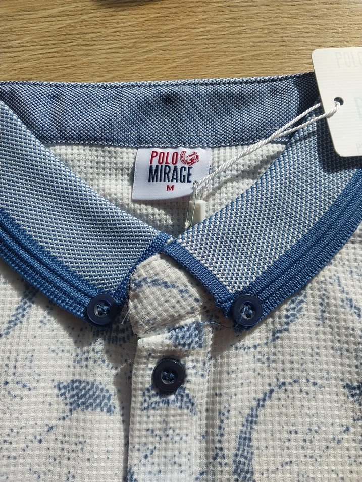 Erkek Desenli Kısa Kollu Polo Tişört - Görsel 2