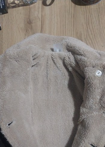 Gri Düğmeli Erkek Çocuk Kaban - Görsel 3