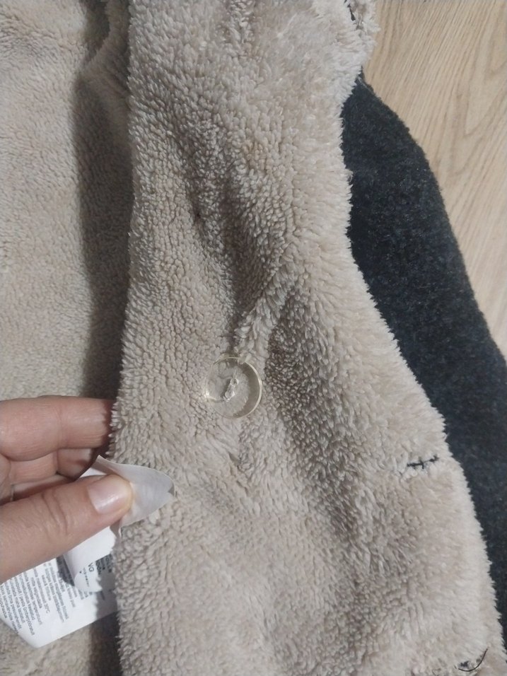 Gri Düğmeli Erkek Çocuk Kaban - Görsel 4