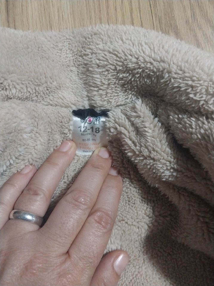 Gri Düğmeli Erkek Çocuk Kaban - Görsel 5