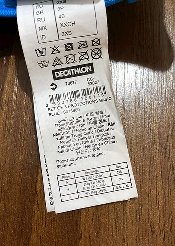 Decathlon diz dirsek seti ve kask - Görsel 3