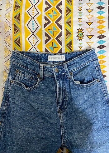 STRADİ Kadın Mavi Denim Regular Fit Jean - Görsel 3