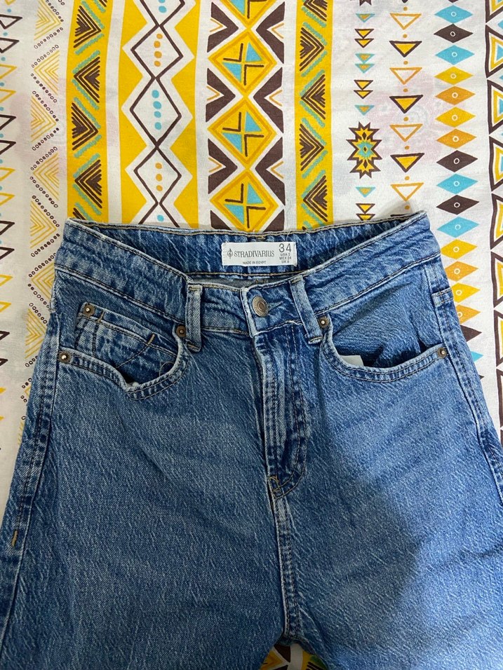 STRADİ Kadın Mavi Denim Regular Fit Jean - Görsel 3