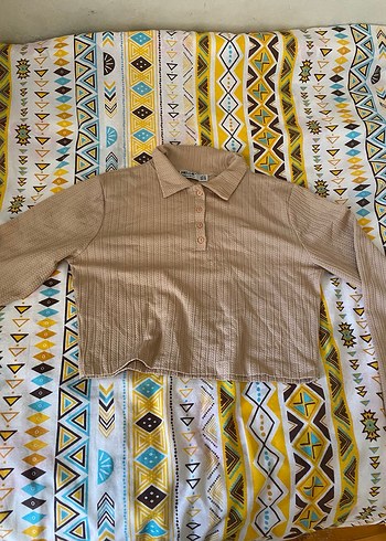 Bej Düğmeli Uzun Kollu body - Görsel 3