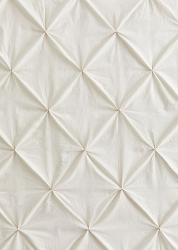 H&M Krem Nervürlü Yatak Örtüsü 180x250 - Görsel 4