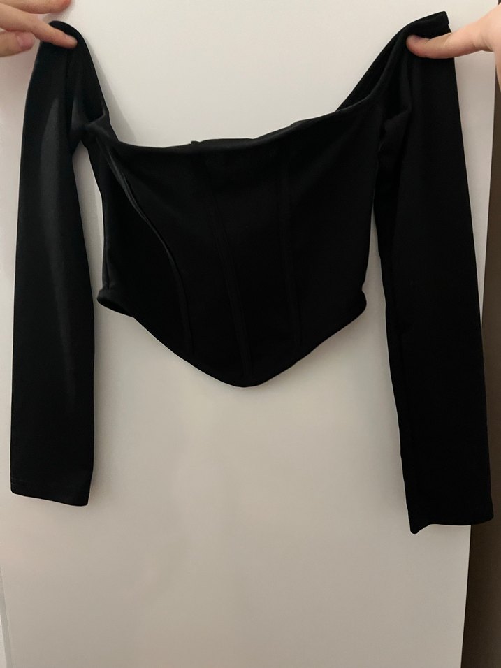 Siyah Gotik Bantlı Kadın Büstiyer - Görsel 2