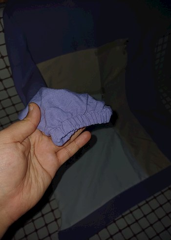 Düğmeli Mor uzun Kollu Gömlek - Görsel 4