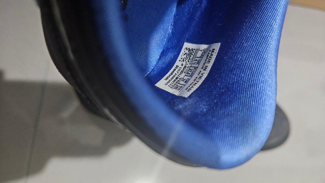 Kadın Siyah Mavi Bağcıklı Spor Ayakkabı REEBOK 37.5 - Görsel 4