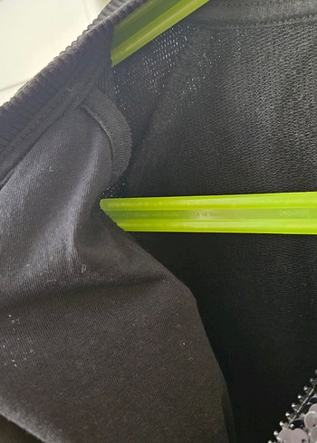 Kız Çocuk Siyah Pul Payetli Ceket DEFACTO 7-8 YAS - Görsel 5