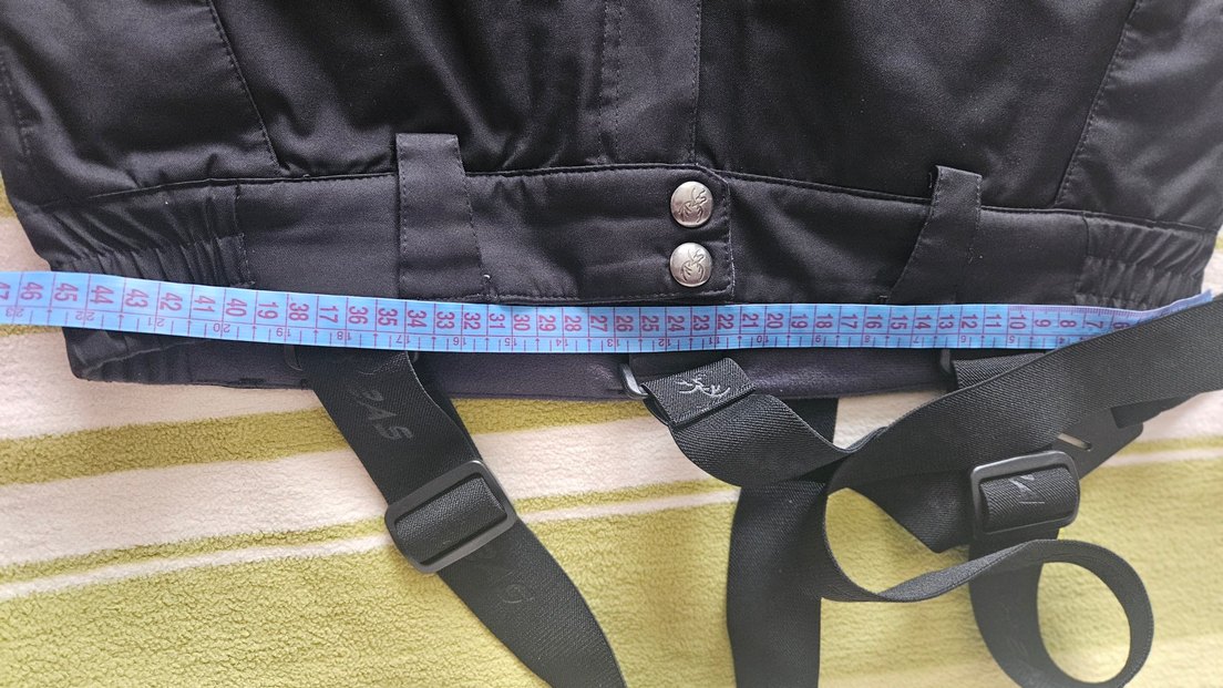 Siyah Fermuarlı Erkek Kayak Pantolonu 32 beden - Görsel 3