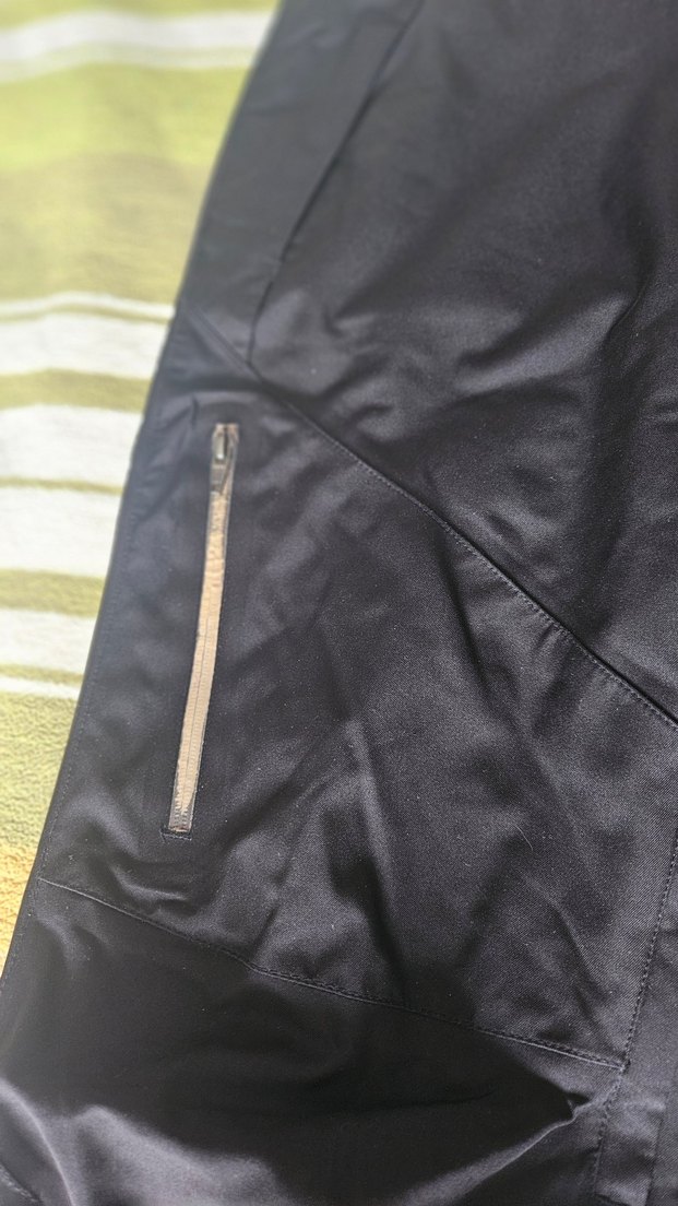 Siyah Fermuarlı Erkek Kayak Pantolonu 32 beden - Görsel 2