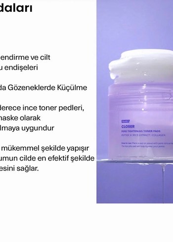 Gözenek Sıkılaştırıcı Toner Pedleri - Görsel 3