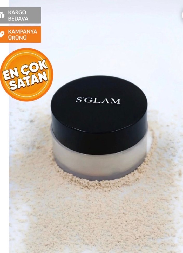 S'GLAM Transparan Pudra Bej - Görsel 5