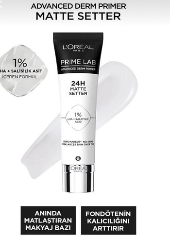 L'Oréal Prime Lab Matlaştırıcı Baz 24 Saat - Görsel 2