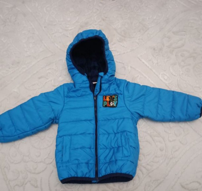 Kapüşonlu Fermuarlı Erkek Çocuk Mevsimlik Mont - Görsel 2