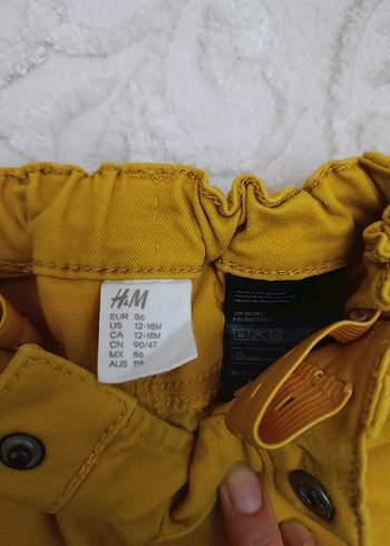 Sarı Erkek Çocuk Dar Kesim Pantolon - Görsel 4