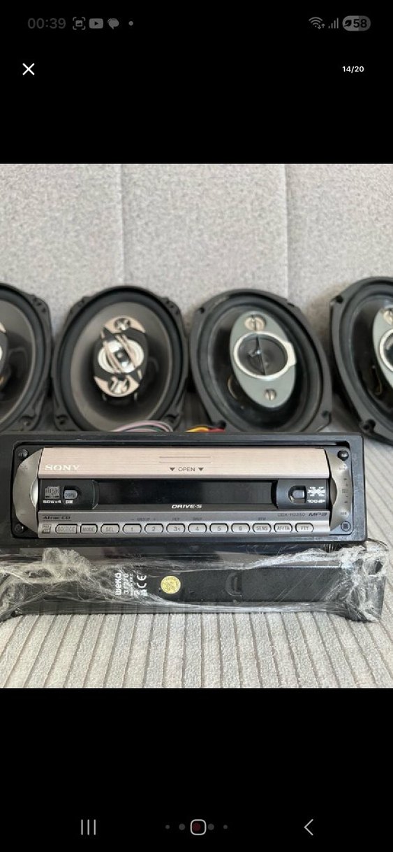 4 Hoparlörlü Siyah Gri Müzik Sistemi - Görsel 4