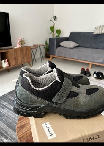 Gri Erkek çelik burun iş ayakkabısı - Görsel 3