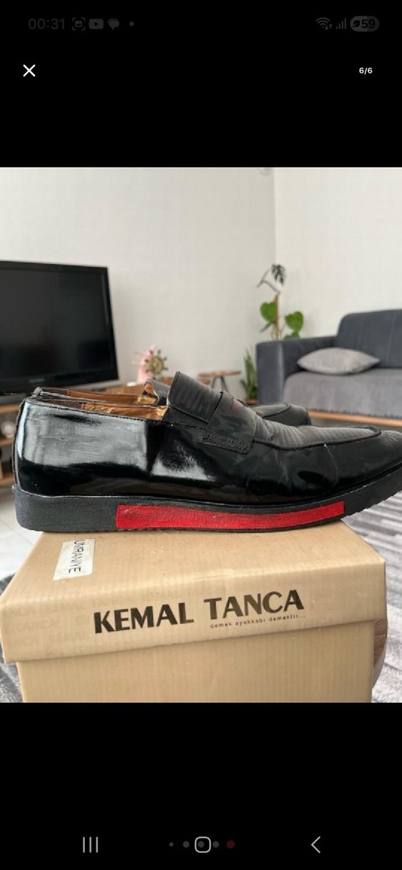 Erkek Siyah Klasik Piliseli Ayakkabı - Görsel 2