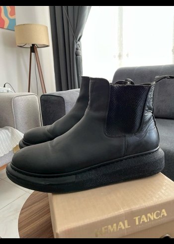 Siyah Platform erkek deri bot - Görsel 2