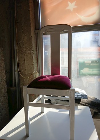 Beyaz yemek sandalyesi - Görsel 5