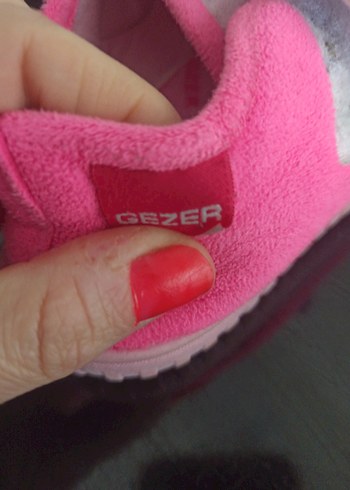 Kız Çocuk Pembe Velcro Spor Ayakkabı - Görsel 4