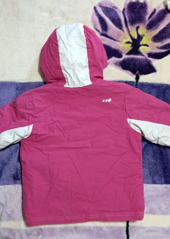 Kız Çocuk Renkli Fermuarlı Mont - Görsel 6