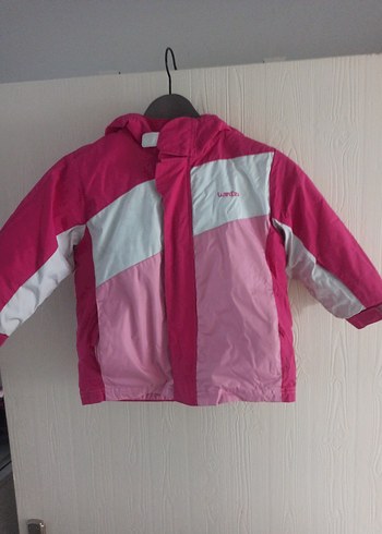 Kız Çocuk Renkli Fermuarlı Mont - Görsel 2