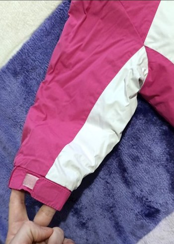 Kız Çocuk Renkli Fermuarlı Mont - Görsel 8