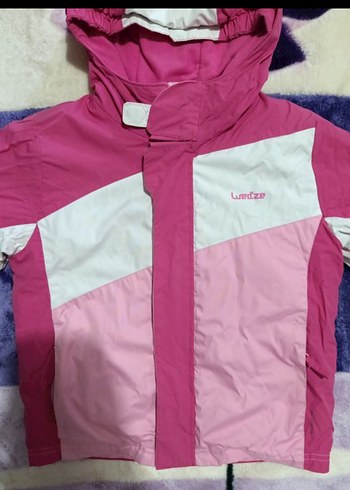 Kız Çocuk Renkli Fermuarlı Mont - Görsel 3