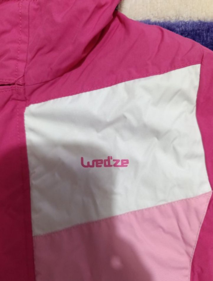 Kız Çocuk Renkli Fermuarlı Mont - Görsel 5