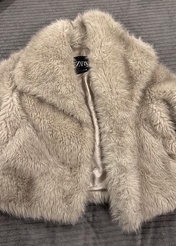 Bej Kadın Kürk zara - Görsel 2