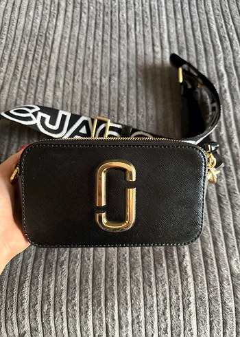 Marc Jacobs Kadın The Snapshot Siyah Deri Çanta - Görsel 2