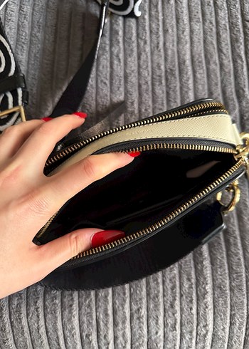 Marc Jacobs Kadın The Snapshot Siyah Deri Çanta - Görsel 5