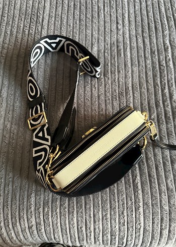 Marc Jacobs Kadın The Snapshot Siyah Deri Çanta - Görsel 6