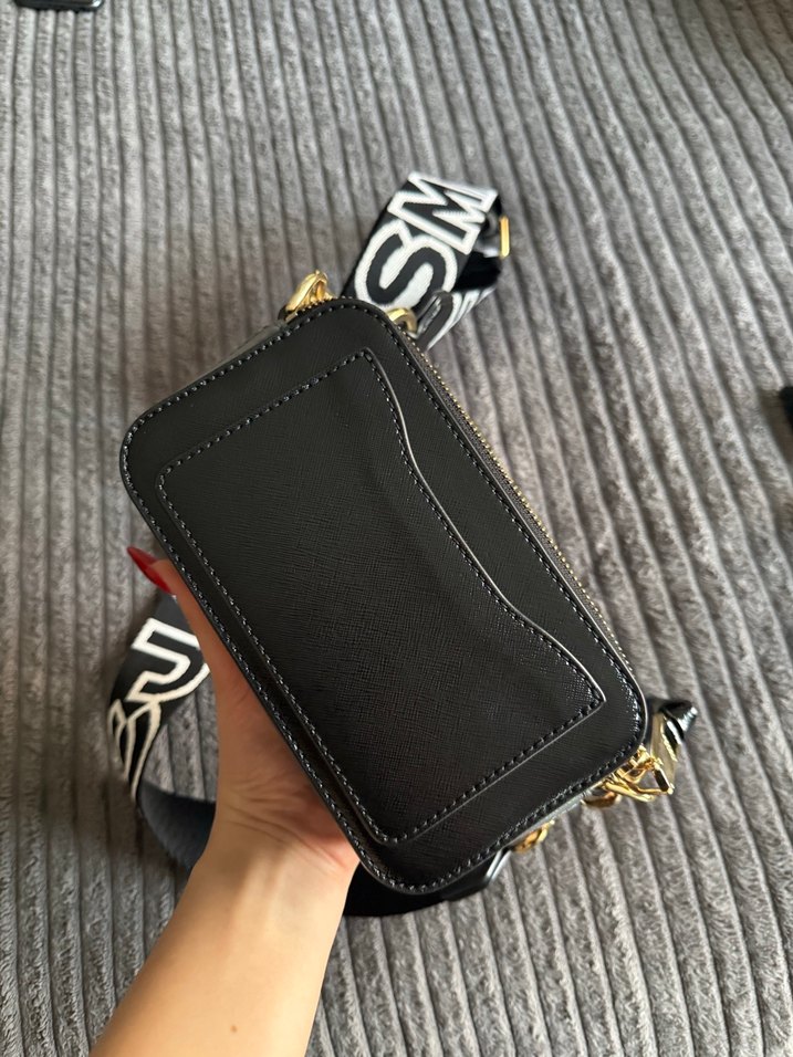 Marc Jacobs Kadın The Snapshot Siyah Deri Çanta - Görsel 3