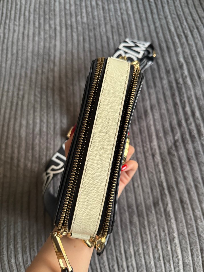 Marc Jacobs Kadın The Snapshot Siyah Deri Çanta - Görsel 4