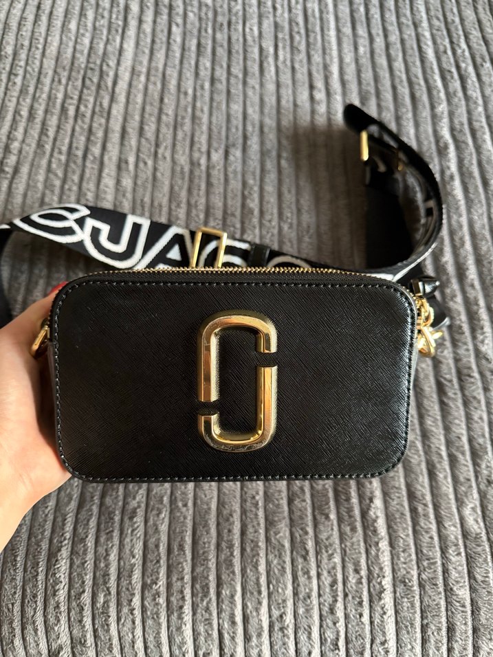 Marc Jacobs Kadın The Snapshot Siyah Deri Çanta - Görsel 2